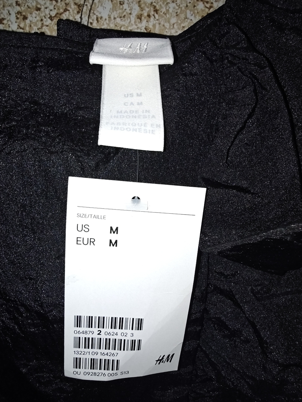H&M Black Off-Shoulder Ruffle Mini Dress - Picture 3 of 9